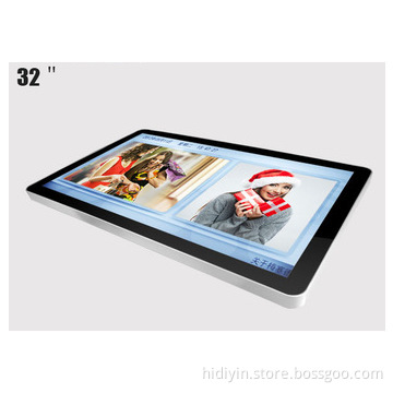 32 inch wall mounted hd all-in-one wifi advertising player